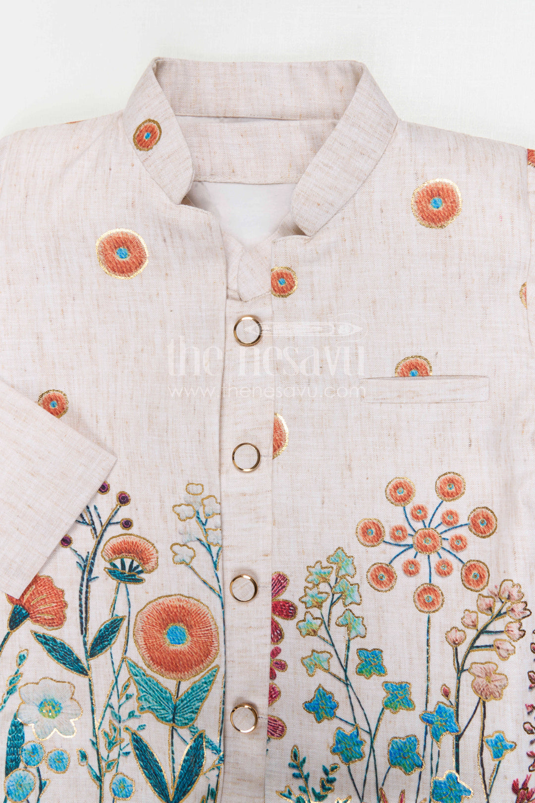 Printed Kurta Set for Boys for Family Outings and Everyday Ethnic Wear