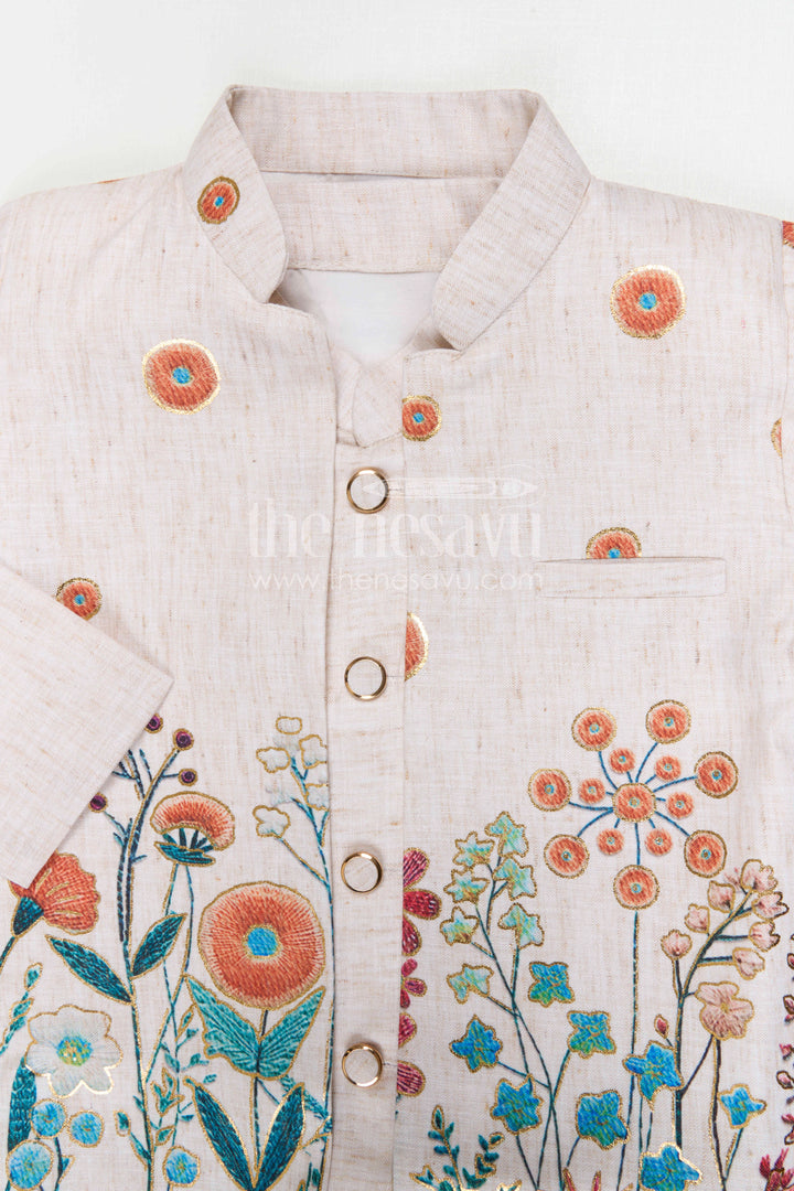 Printed Kurta Set for Boys for Family Outings and Everyday Ethnic Wear