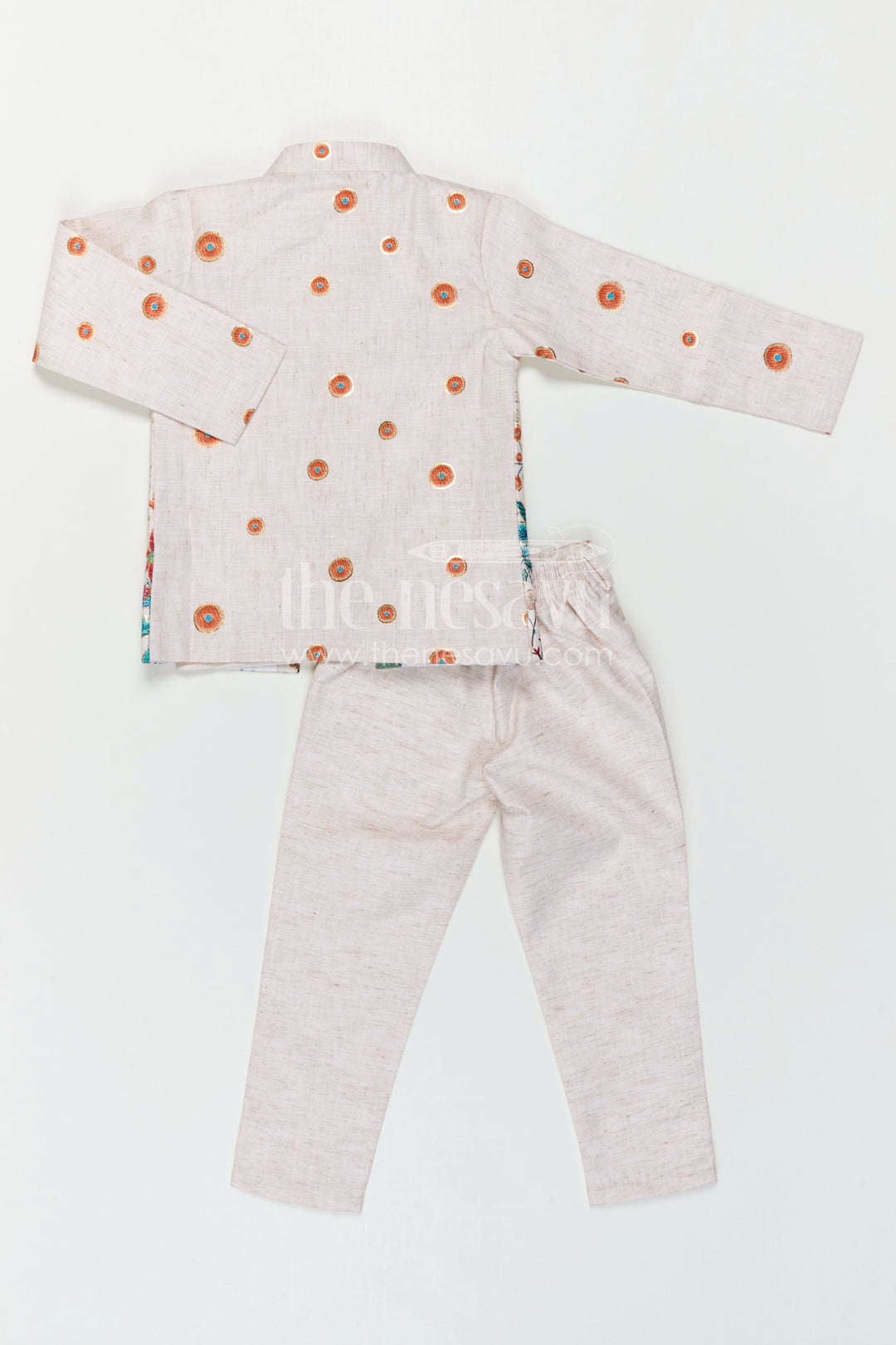 Printed Kurta Set for Boys for Family Outings and Everyday Ethnic Wear