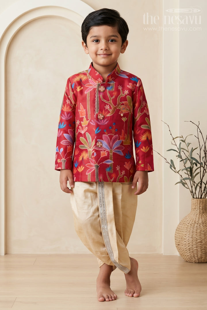 Boys Sherwani Set for Weddings and Grand Festive Celebrations