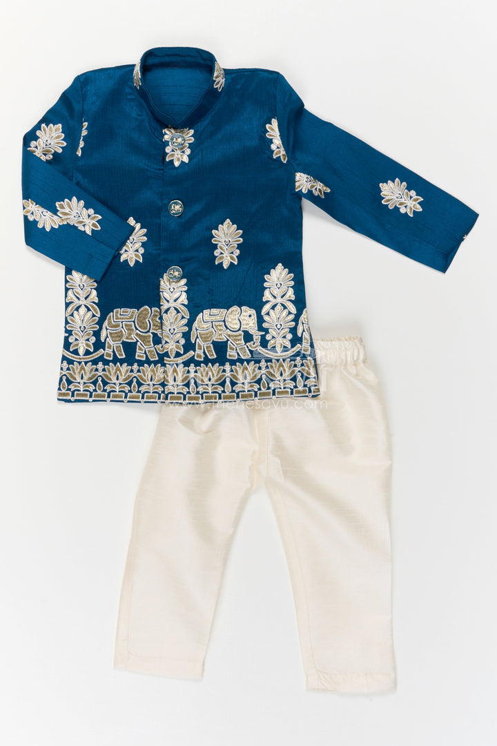 Baby Boy Sherwani Set for Weddings and Festive Occasions
