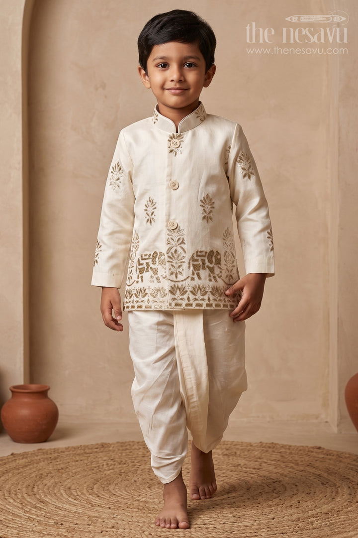 Baby Boy Sherwani Outfit for Traditional Functions and Celebrations