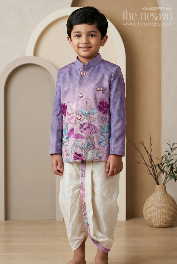 Boys Sherwani Set for Celebrations and Festive Occasions