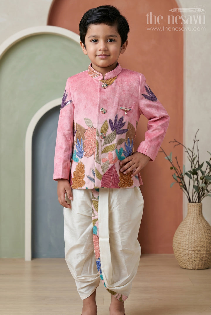 Boys Sherwani Set for Festival and Traditional Functions