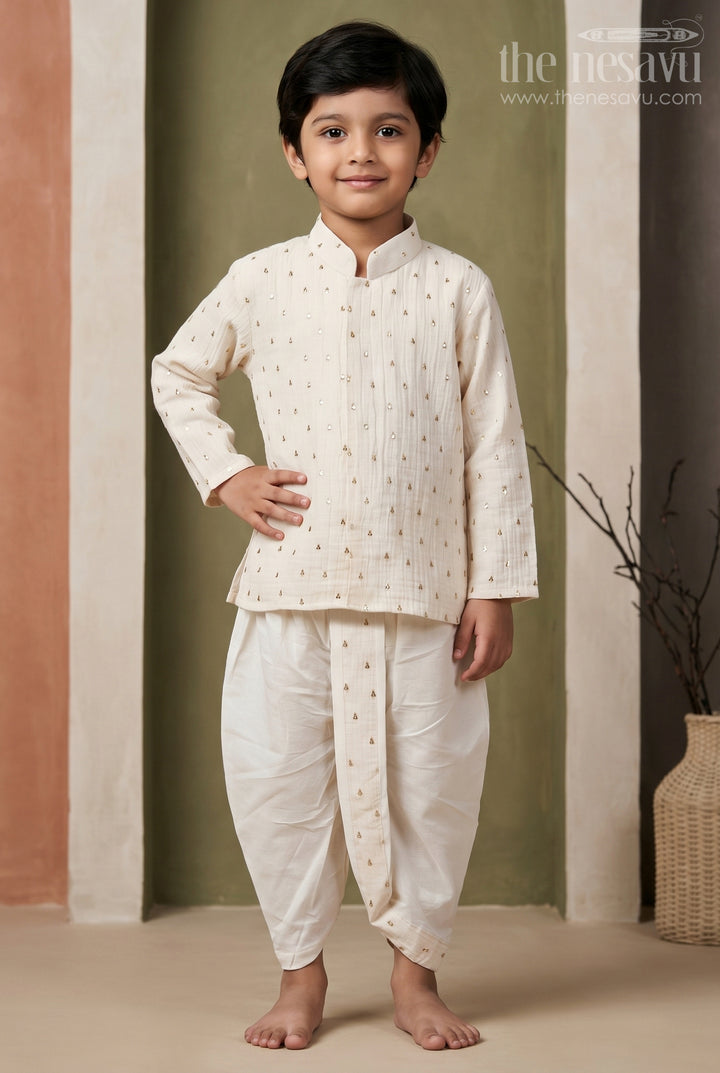Boys Traditional Dothi Set for Naming Ceremony and Pooja