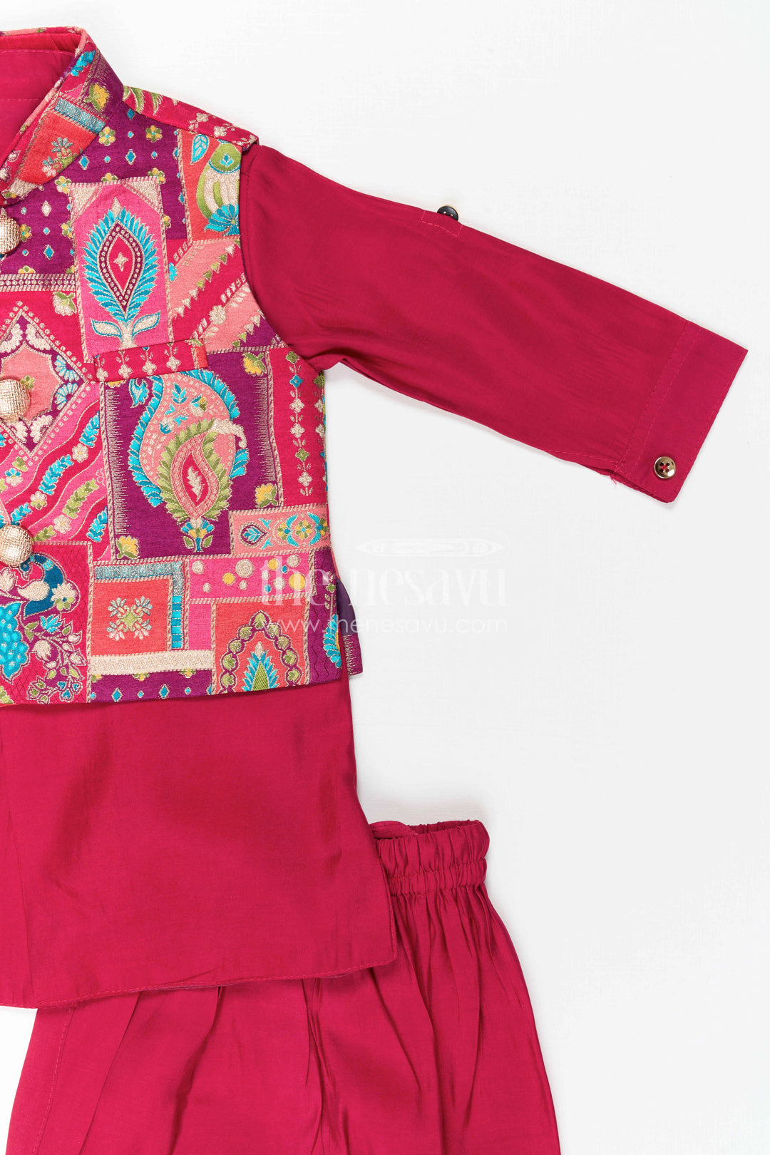 Baby Boy Ethnic Jacket Set for Festive Weddings and Celebrations