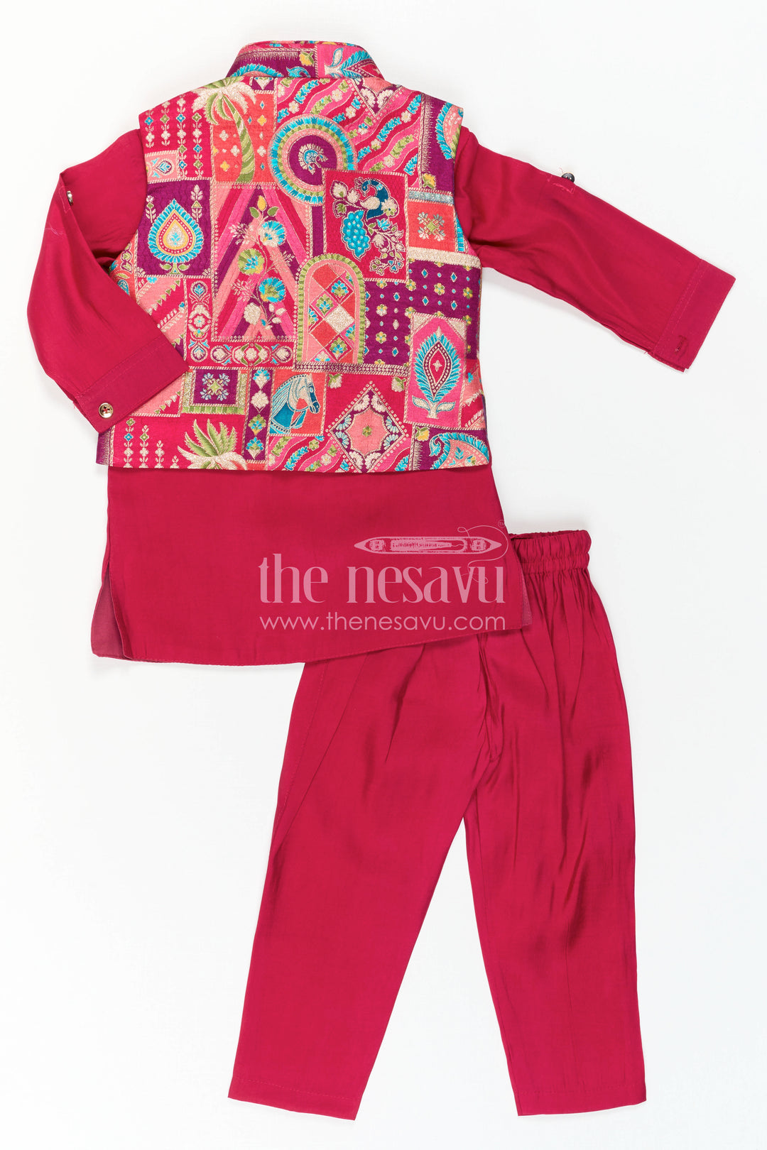 Baby Boy Ethnic Jacket Set for Festive Weddings and Celebrations