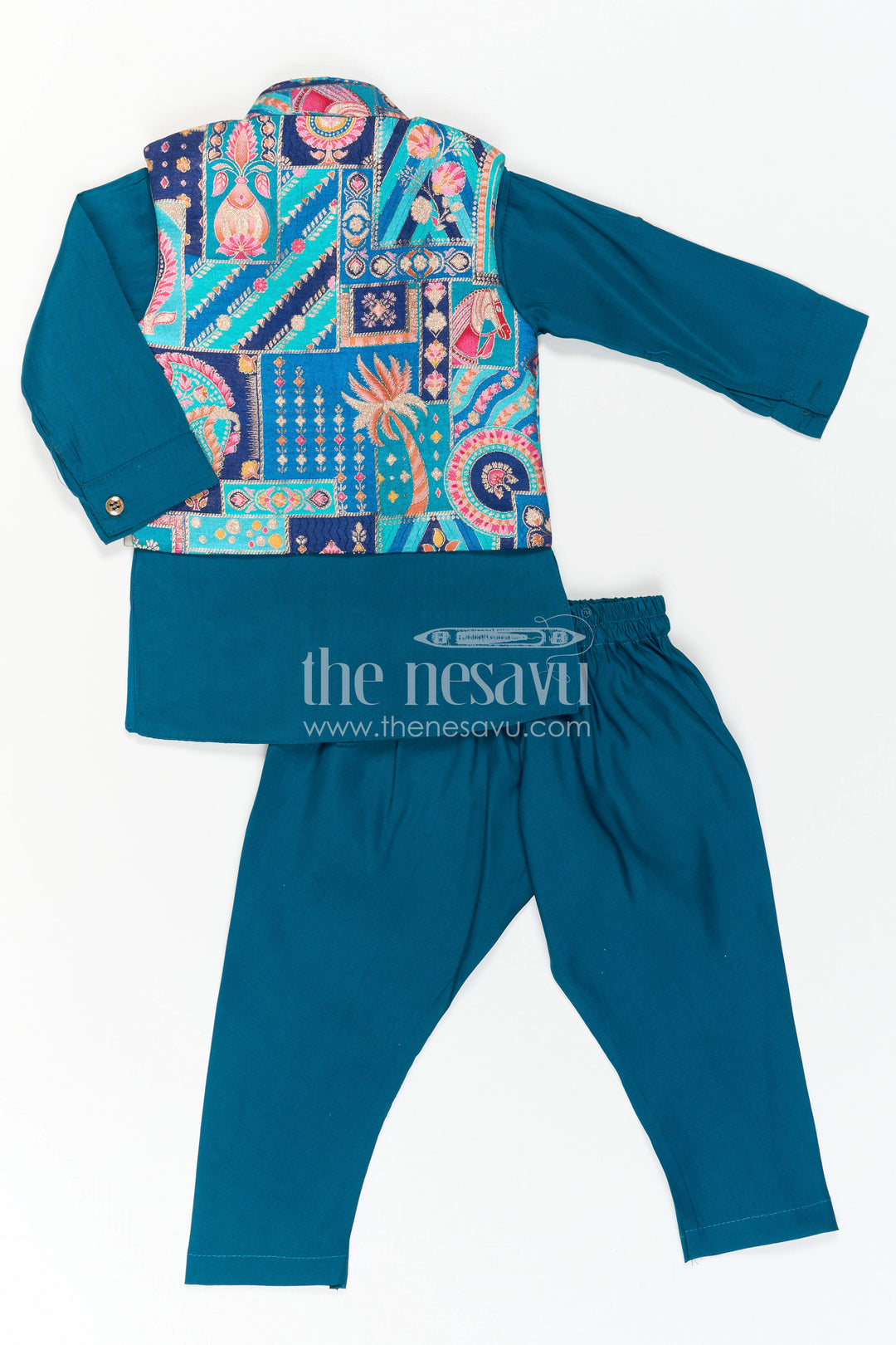 Toddler Boy Jacket Set for Festive Functions and Ethnic Parties