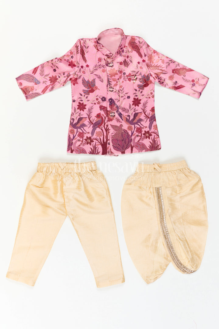 Baby Boy Sherwani Set for Festive Weddings and Traditional Celebrations