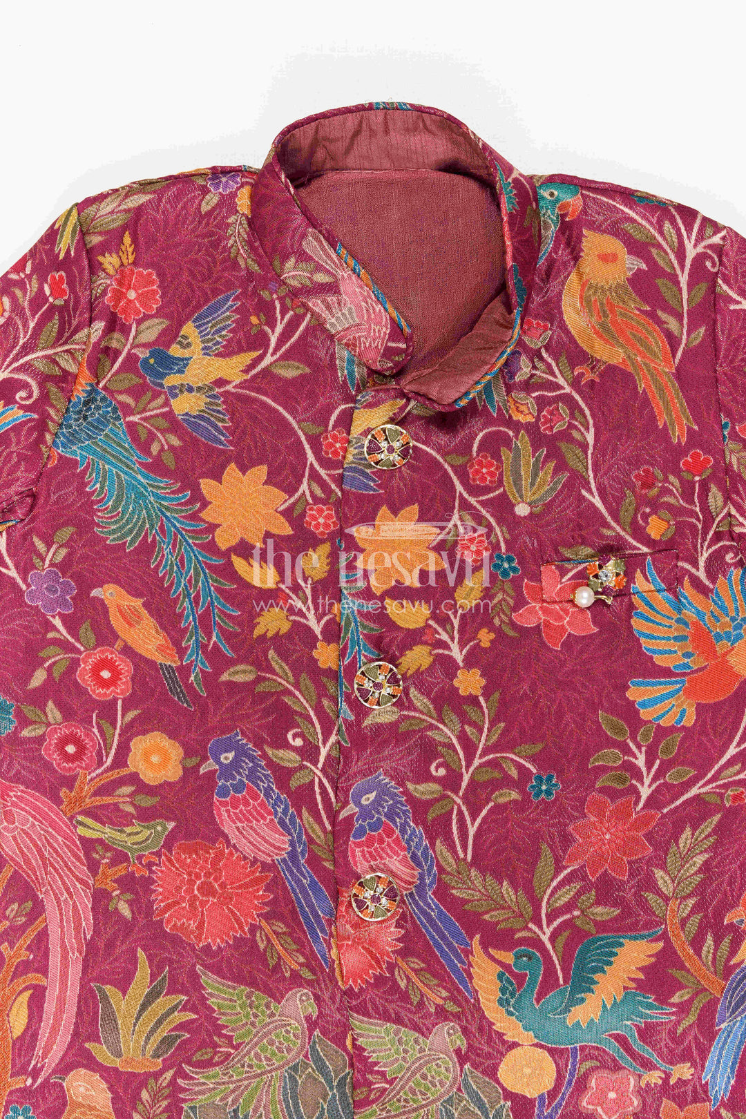 Toddler Boy Sherwani Set for Festive Occasions and Weddings