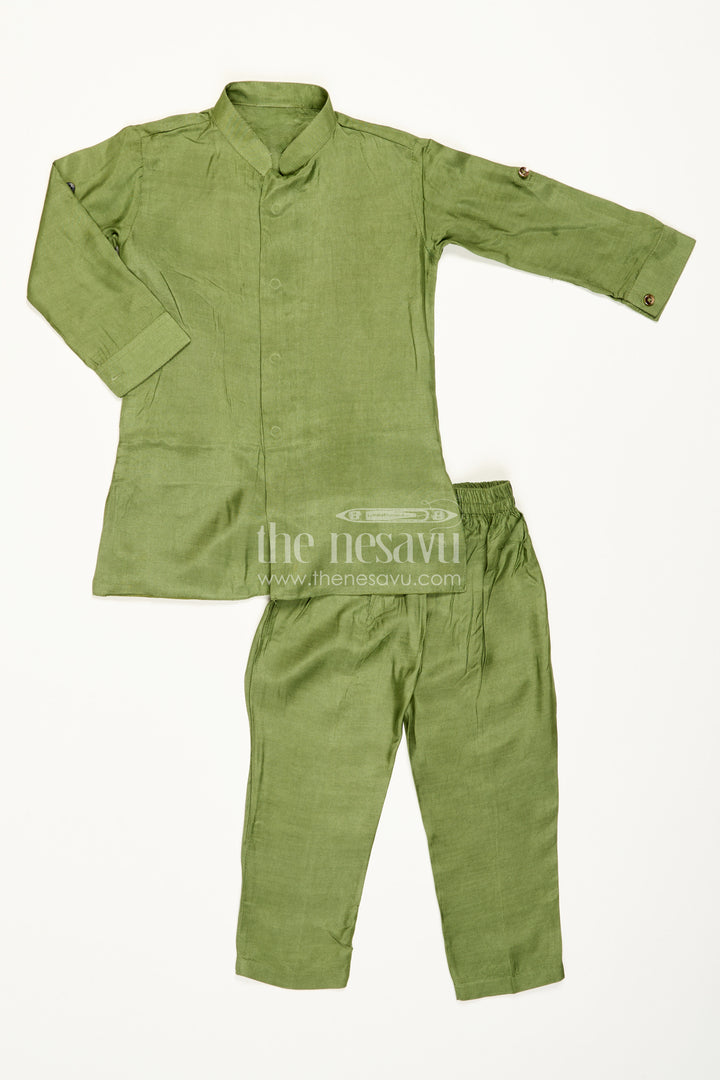 Boys Ethnic Jacket Outfit for Festive Family Functions