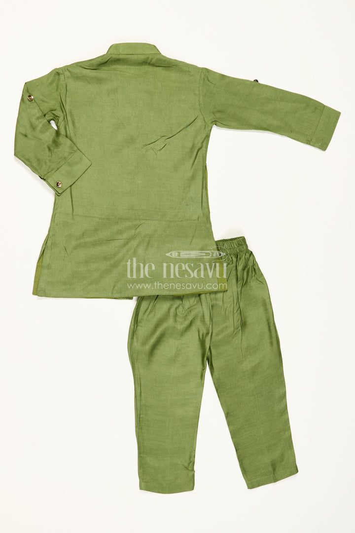 Boys Ethnic Jacket Outfit for Festive Family Functions