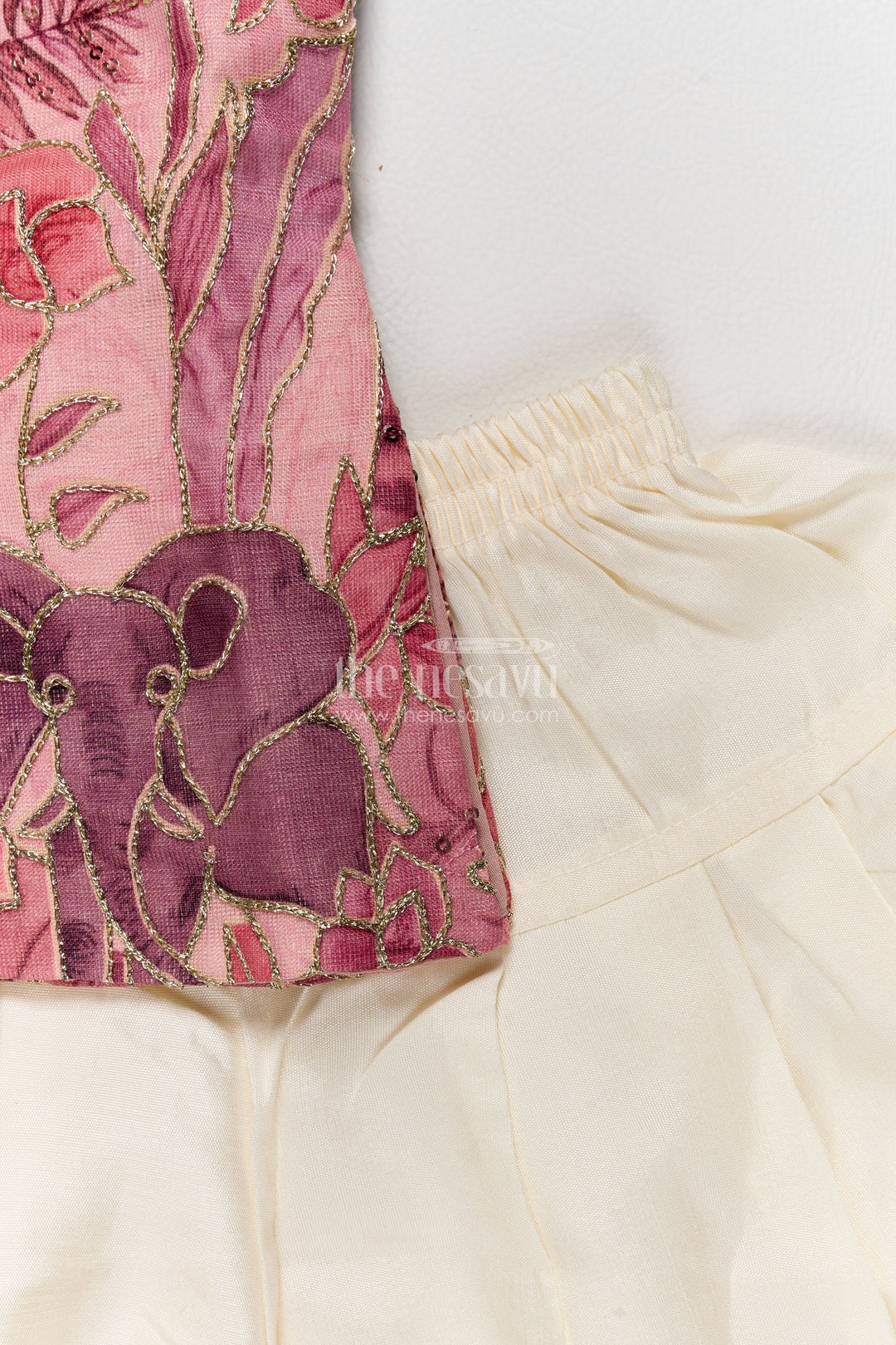 Kids Ready Made Dhoti Set with Sequin Work for Weddings and Parties