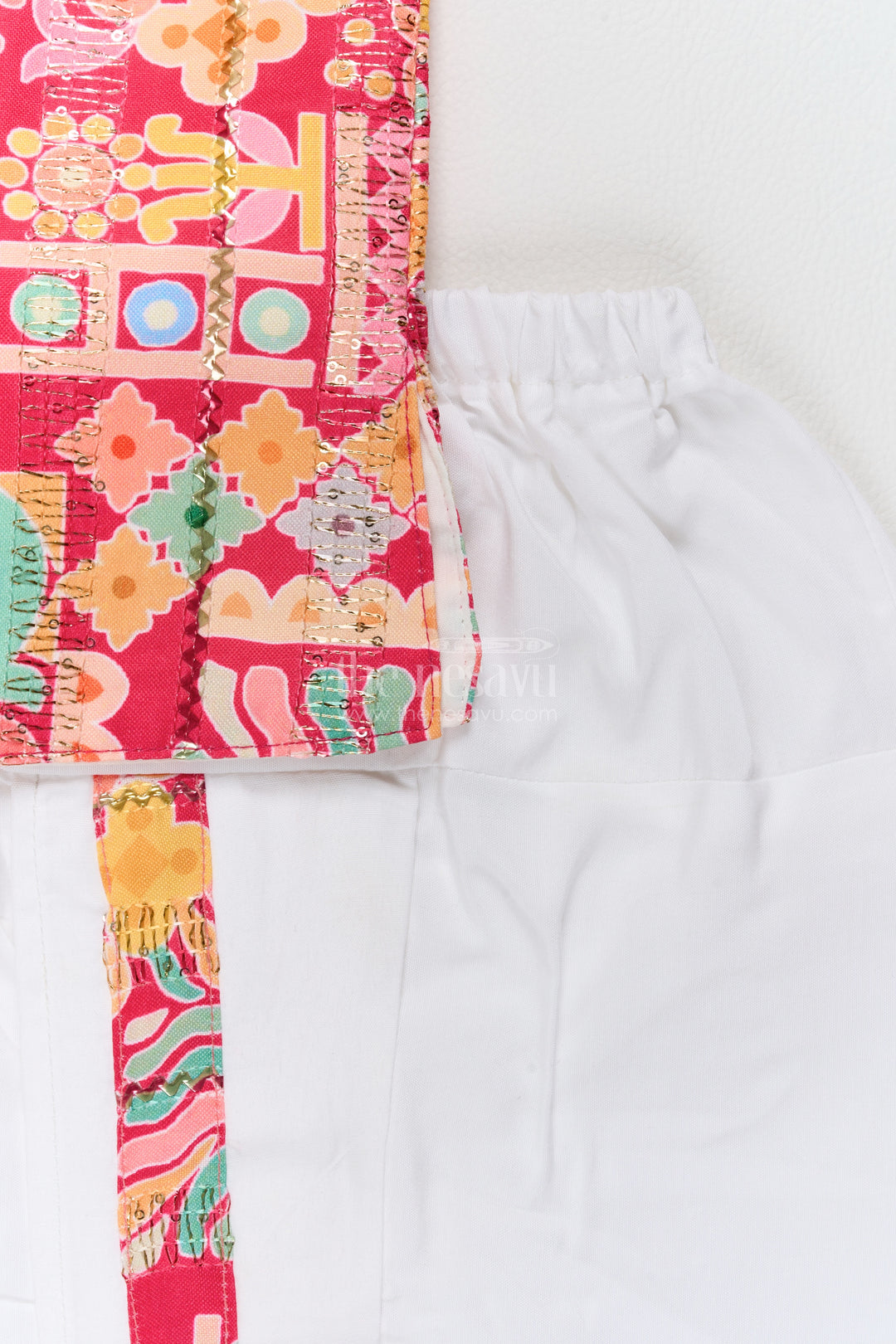 Kids Ready Made Dhoti Set in Red for Celebrations and Photos