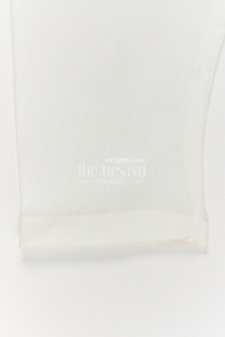 Boys Kurta Pajama Set with Blue Designer Detailing for Celebrations