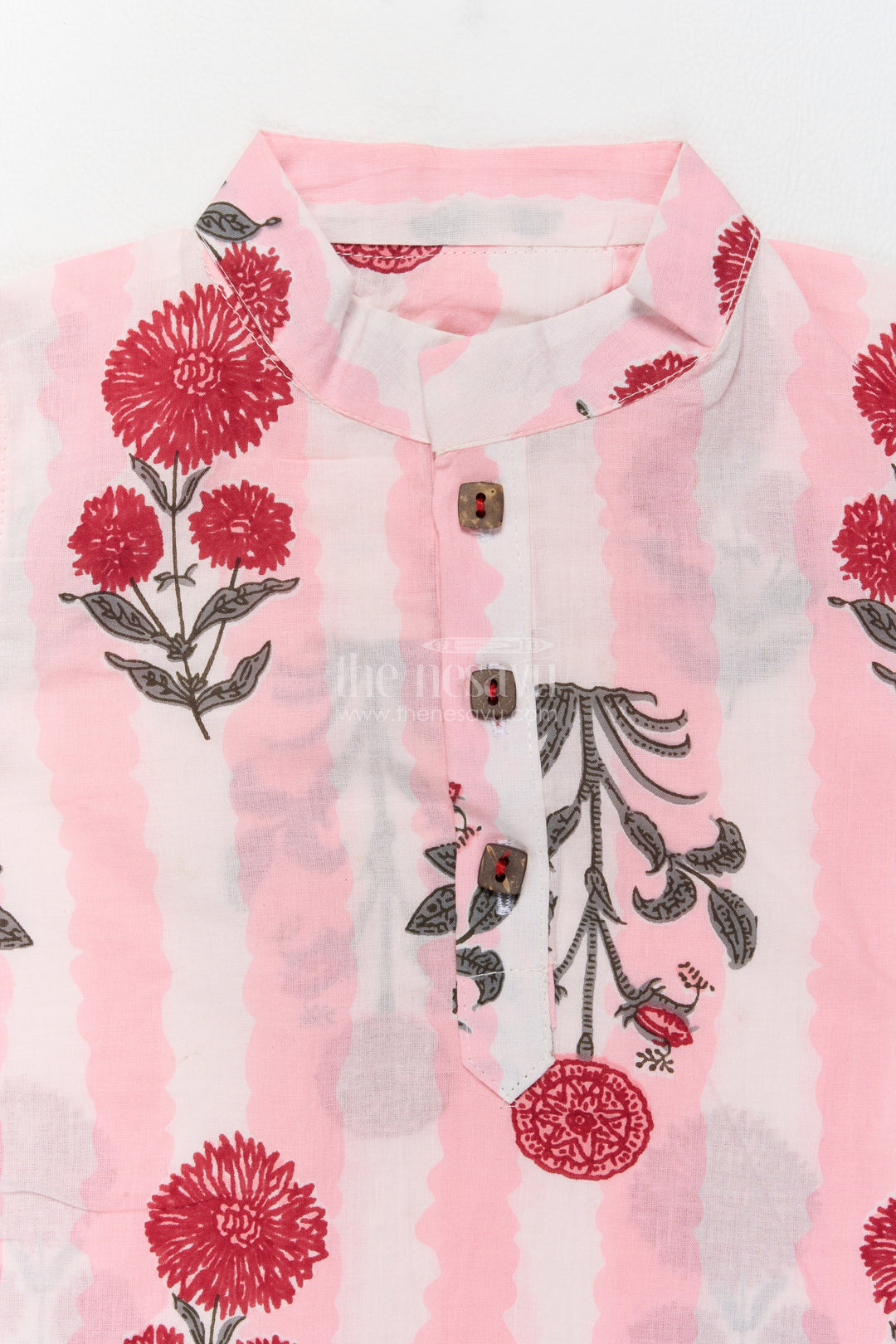 Boys Kurta Pajama Set in Pink for Special Functions