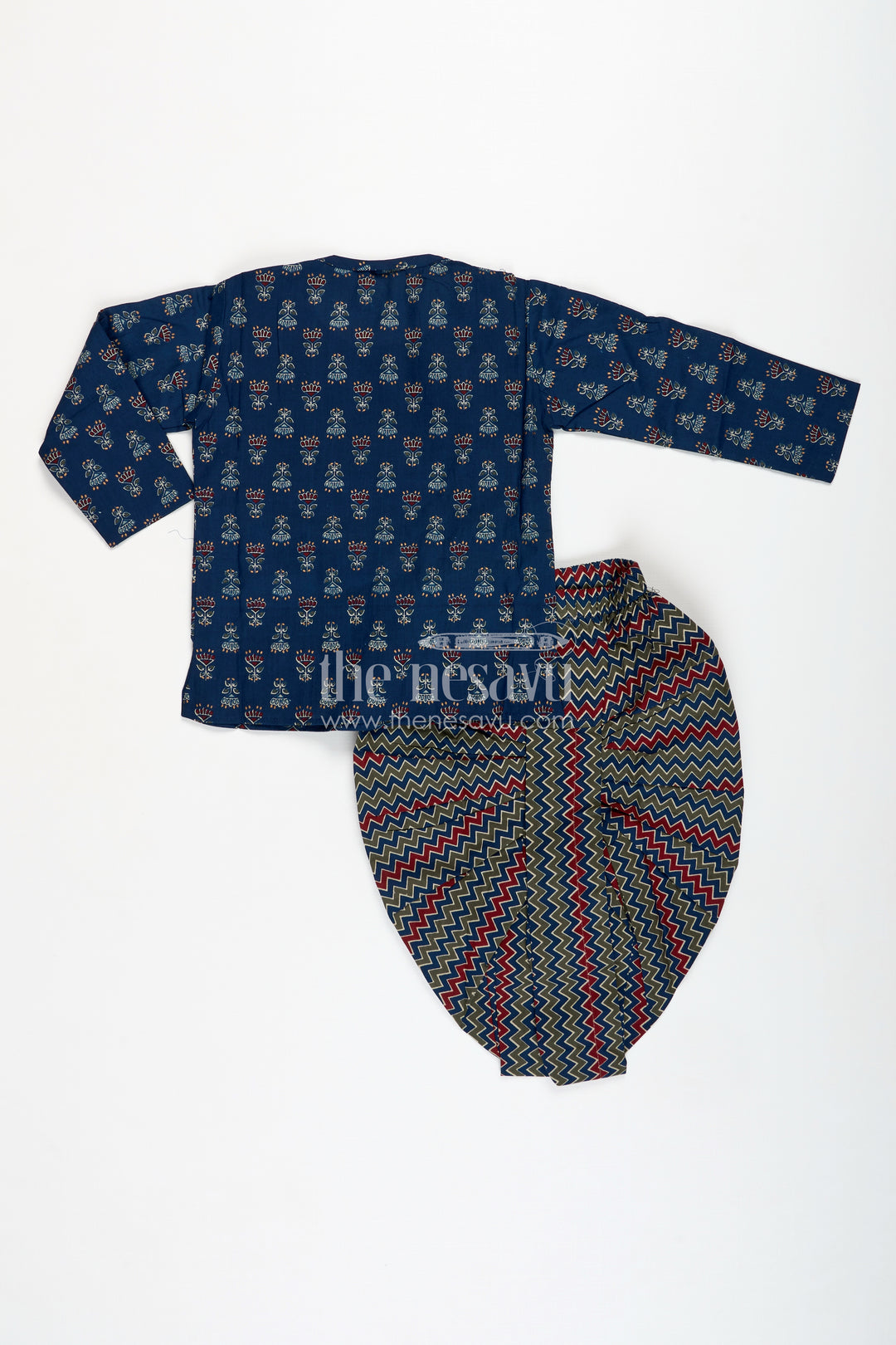 Designer Dhoti Set For Boys Printed Wedding Kurta Style