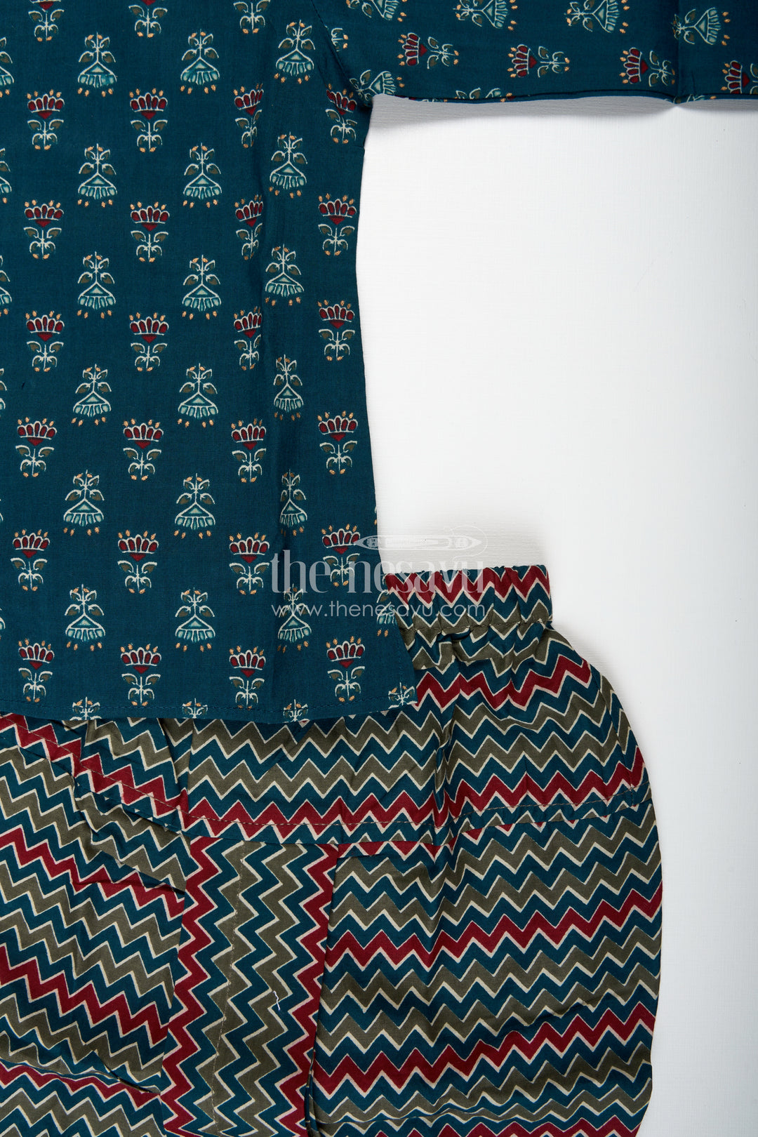 Zigzag Dhoti Set For Boys Mustard Yellow Party Outfit