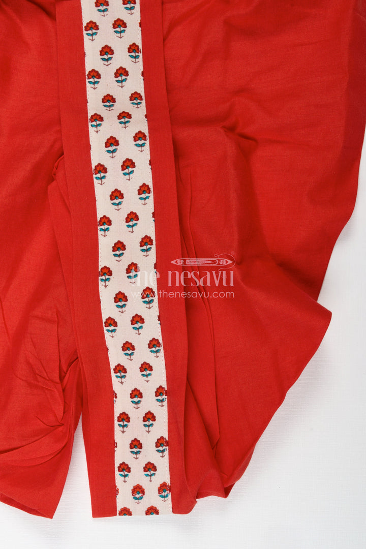 Silk Dhoti Set For Boys Royal Wedding Motif Style