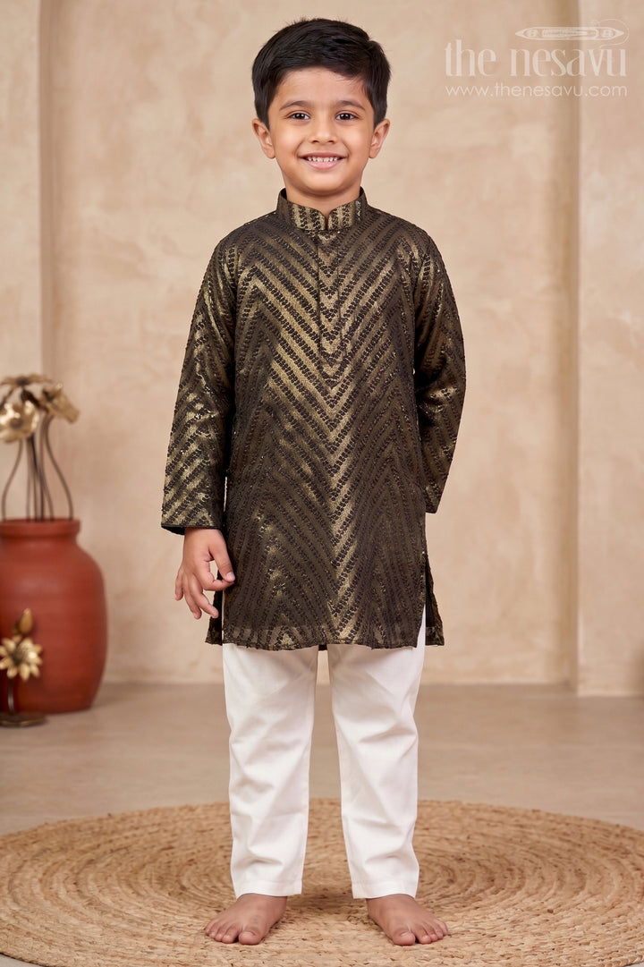 Toddler Boys Kurta Set for Weddings and Traditional Celebrations