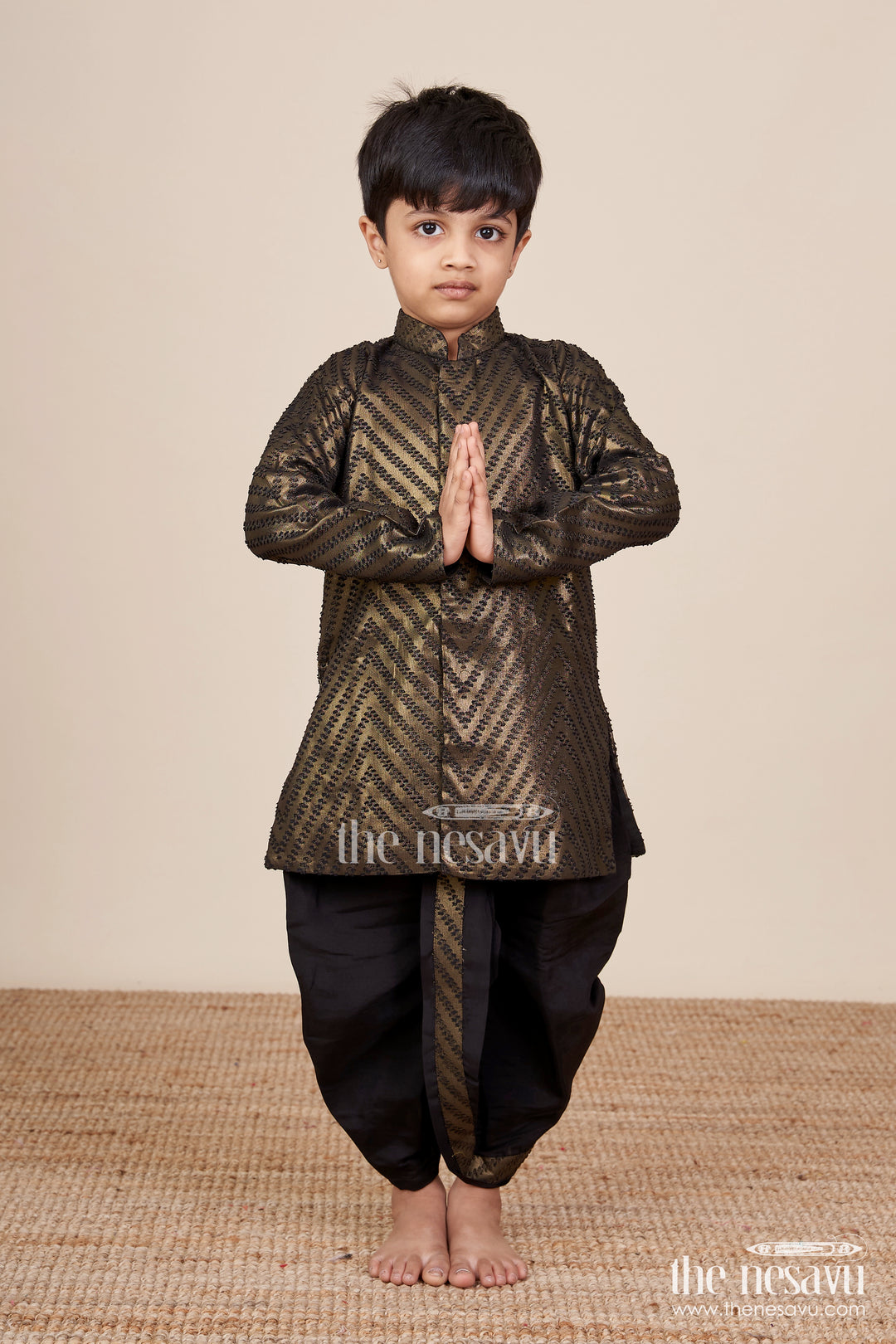 Boys Festive Dothi Set for Weddings and Religious Ceremonies