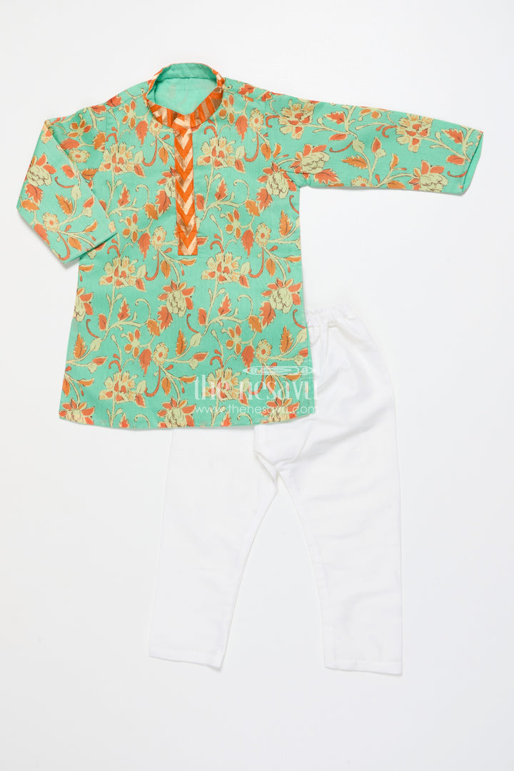 Boys Cotton Kurta Set for Weddings, Festivals and Photo Shoots