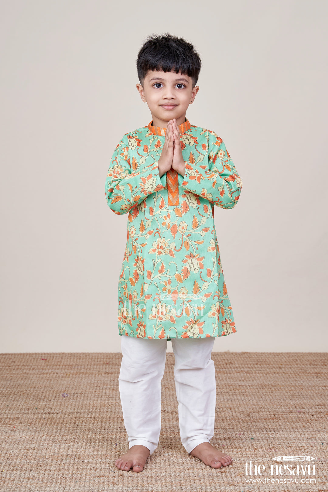 Boys Cotton Kurta Set for Weddings, Festivals and Photo Shoots