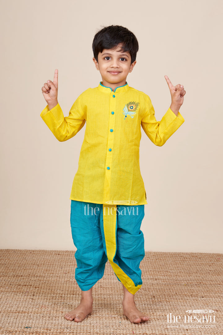 Boys Ethnic Dhoti Set for Festivals and School Celebrations