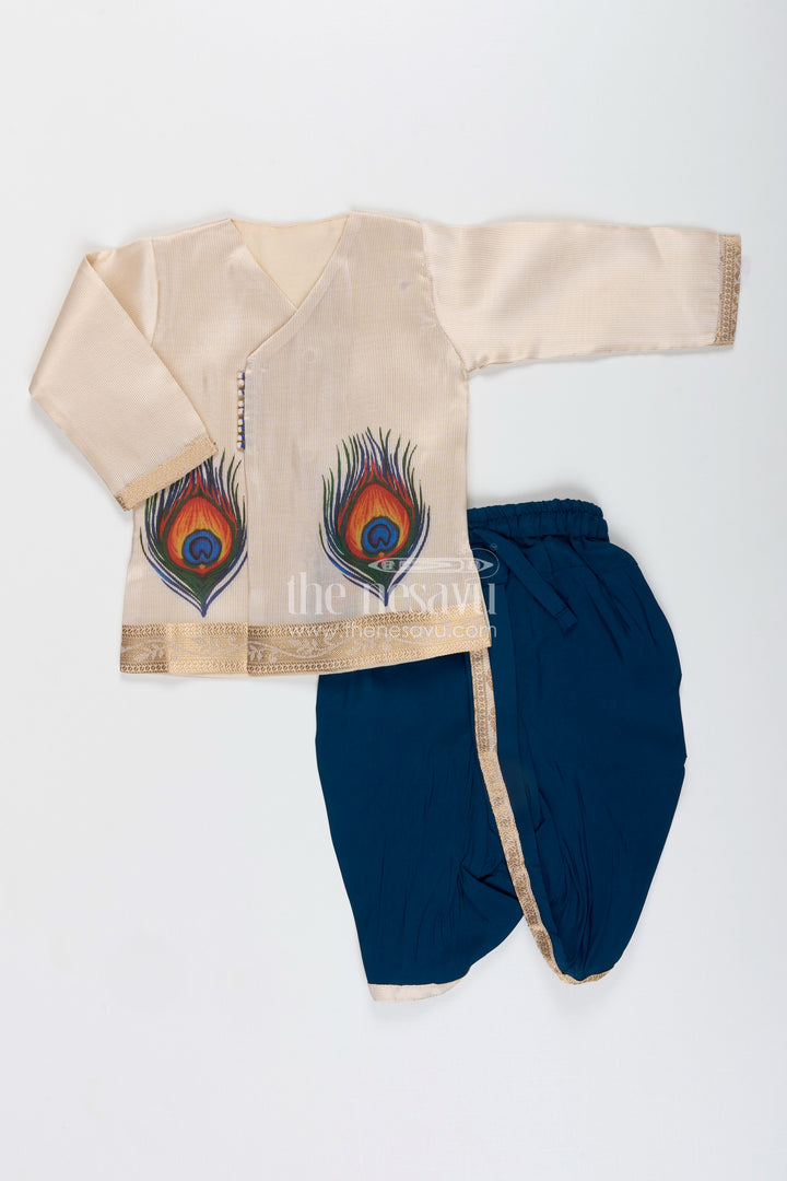 Traditional dhoti kurta set for baby boys – perfect for weddings and festivals