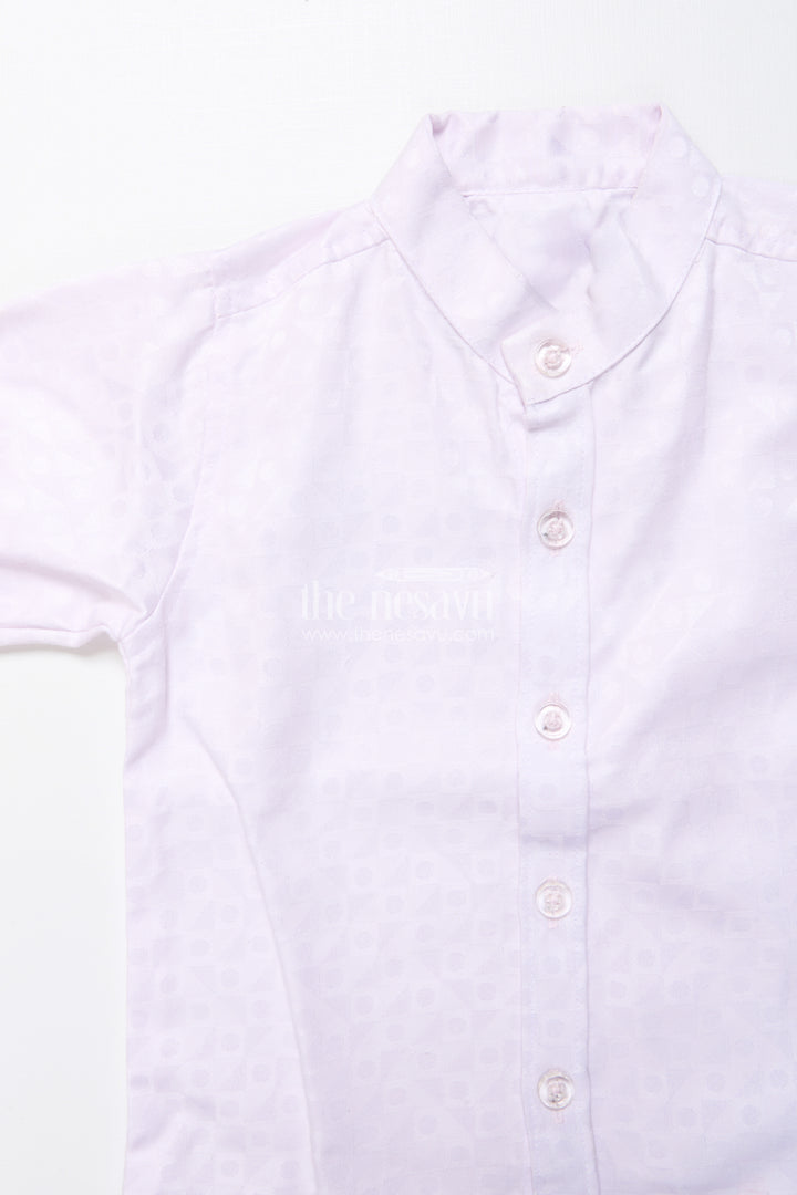 Boys Formal Kurta Set with Elegant Cotton Jacket for Weddings and Receptions