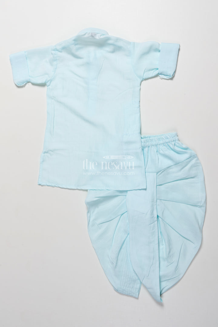 Boys Silk Blend Jacket Set for Festive Occasions and Weddings