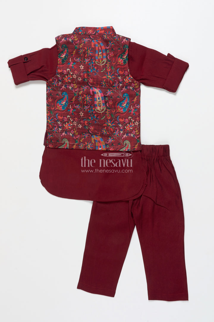 Boys Festive Jacket Set for Weddings and Special Occasions