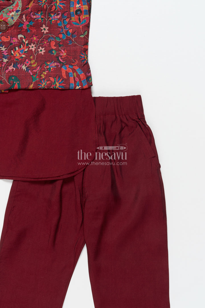 Boys Festive Jacket Set for Weddings and Special Occasions