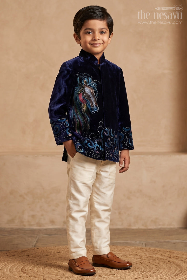 Boys Sherwani Set for Weddings and Grand Traditional Occasions