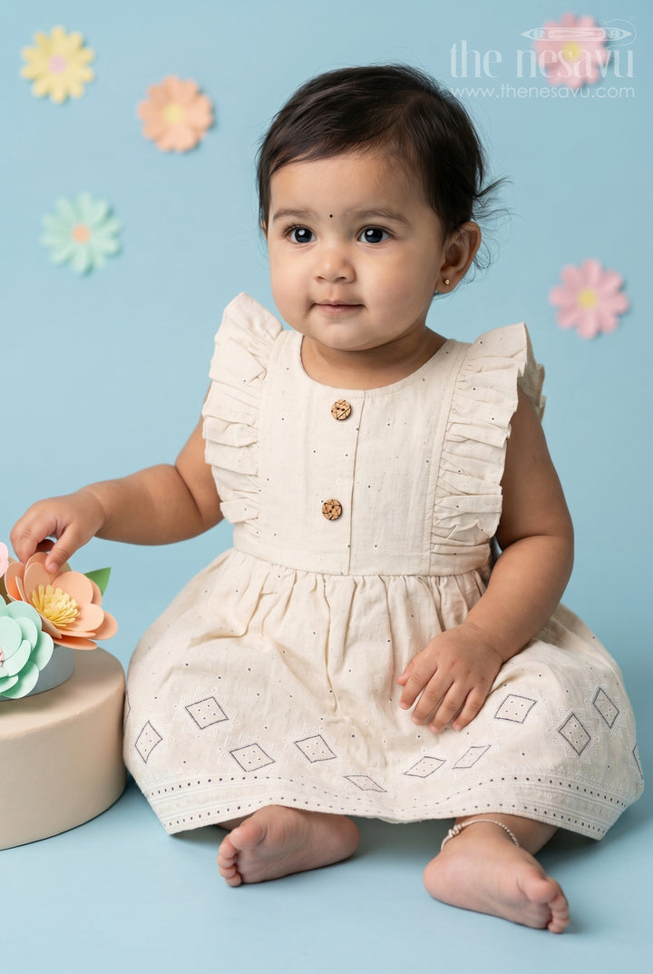 Baby Girl Frock for Naming Ceremony and Special Occasions