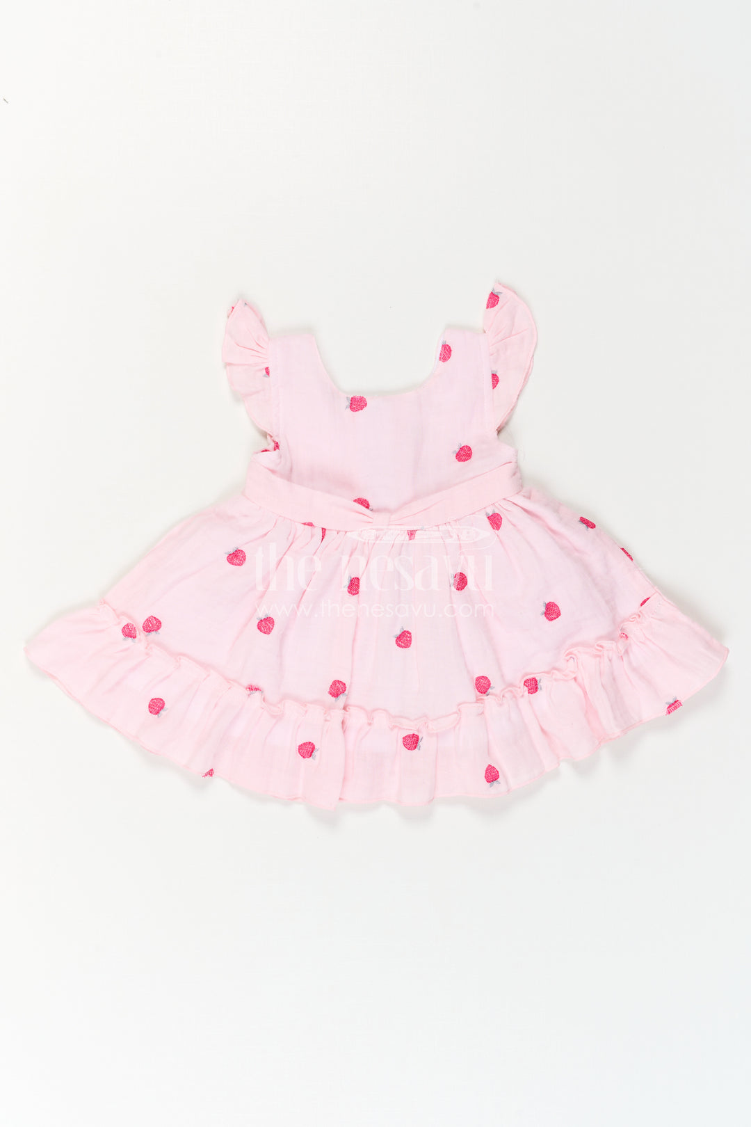 Baby Girl Cotton Frock for Summer Outings and First Birthdays