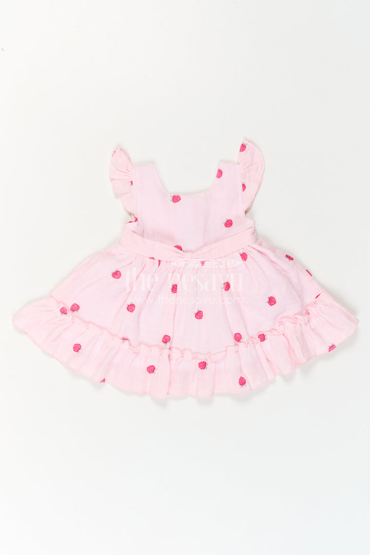 Baby Girl Cotton Frock for Summer Outings and First Birthdays