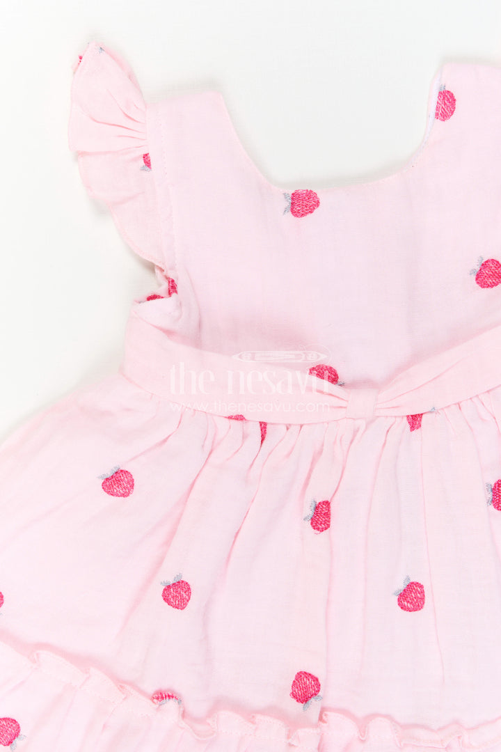 Baby Girl Cotton Frock for Summer Outings and First Birthdays