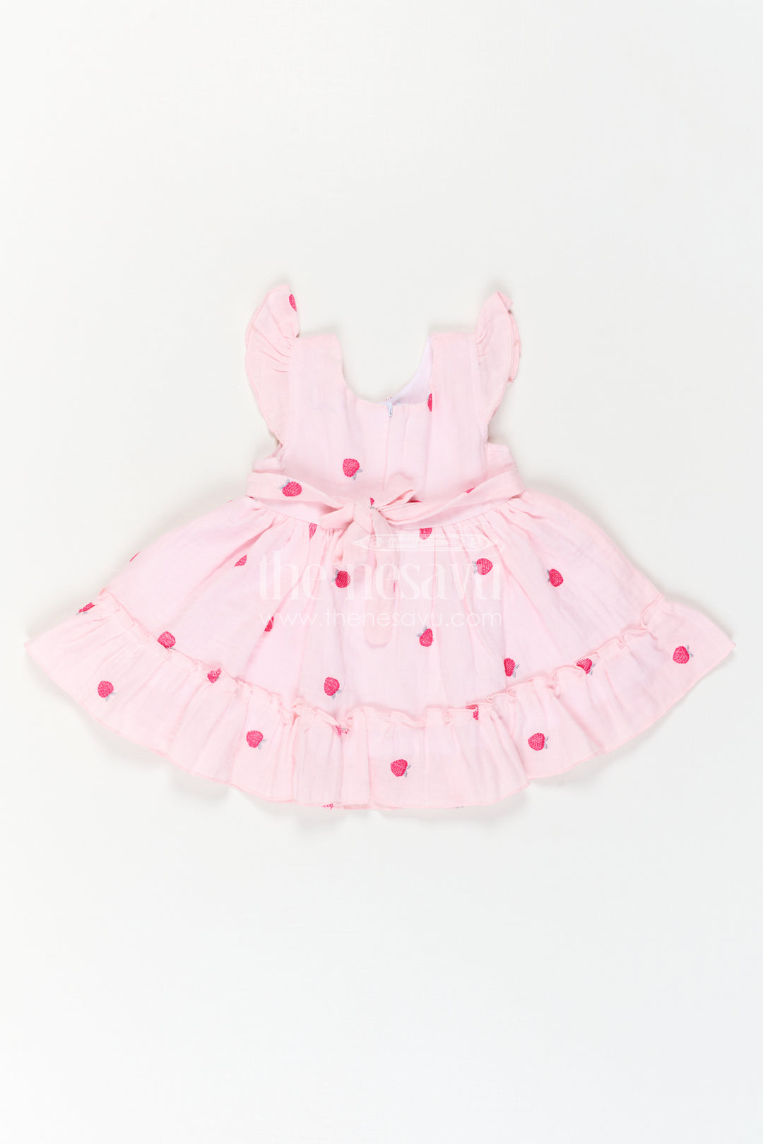 Baby Girl Cotton Frock for Summer Outings and First Birthdays