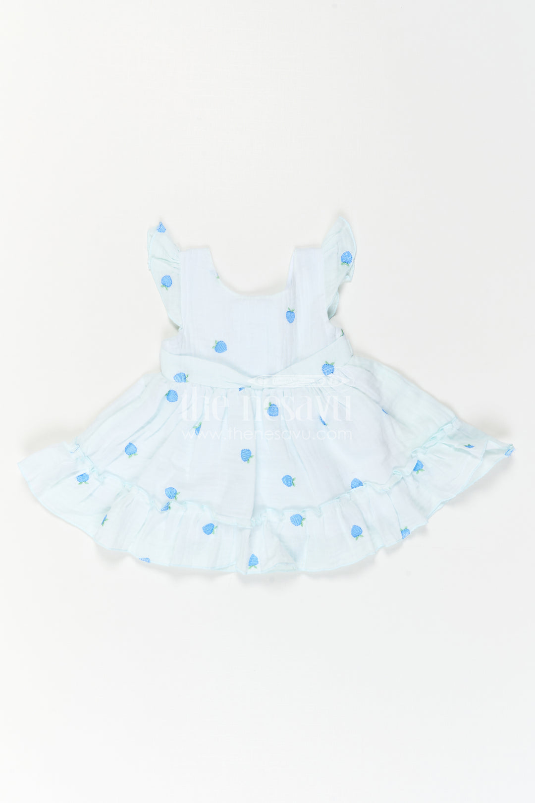 Baby Girl Muslin Frock for Holiday Photos and Playful Days