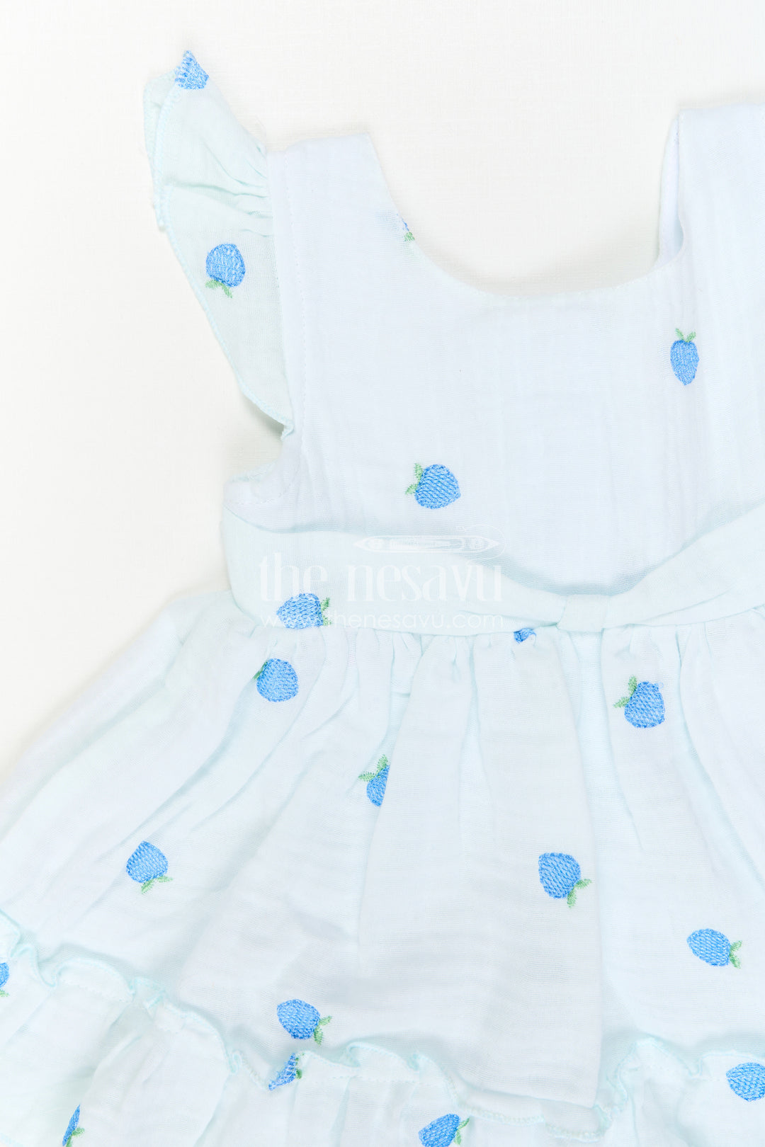 Baby Girl Muslin Frock for Holiday Photos and Playful Days