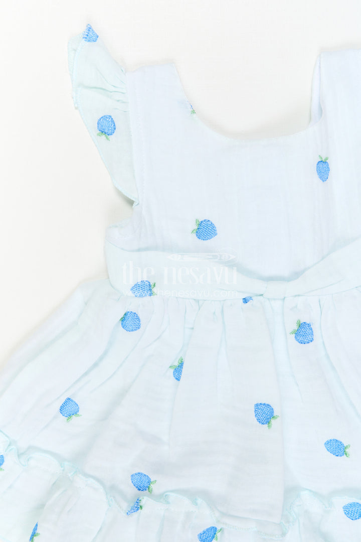 Baby Girl Muslin Frock for Holiday Photos and Playful Days