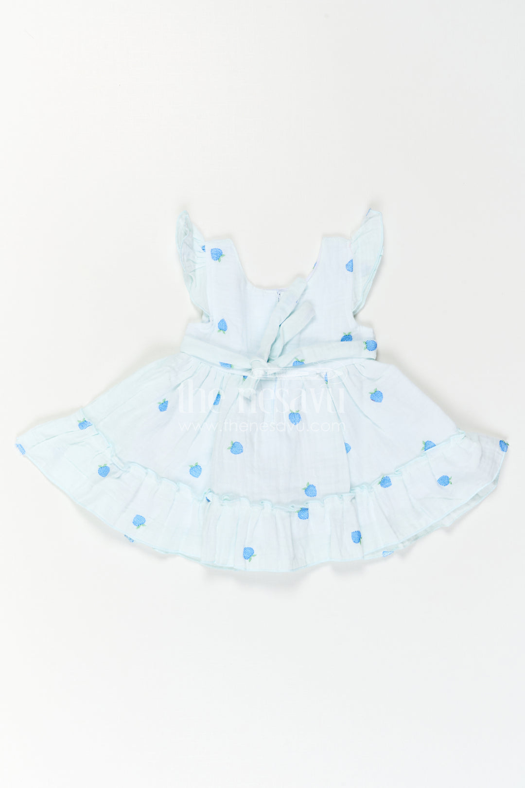 Baby Girl Muslin Frock for Holiday Photos and Playful Days