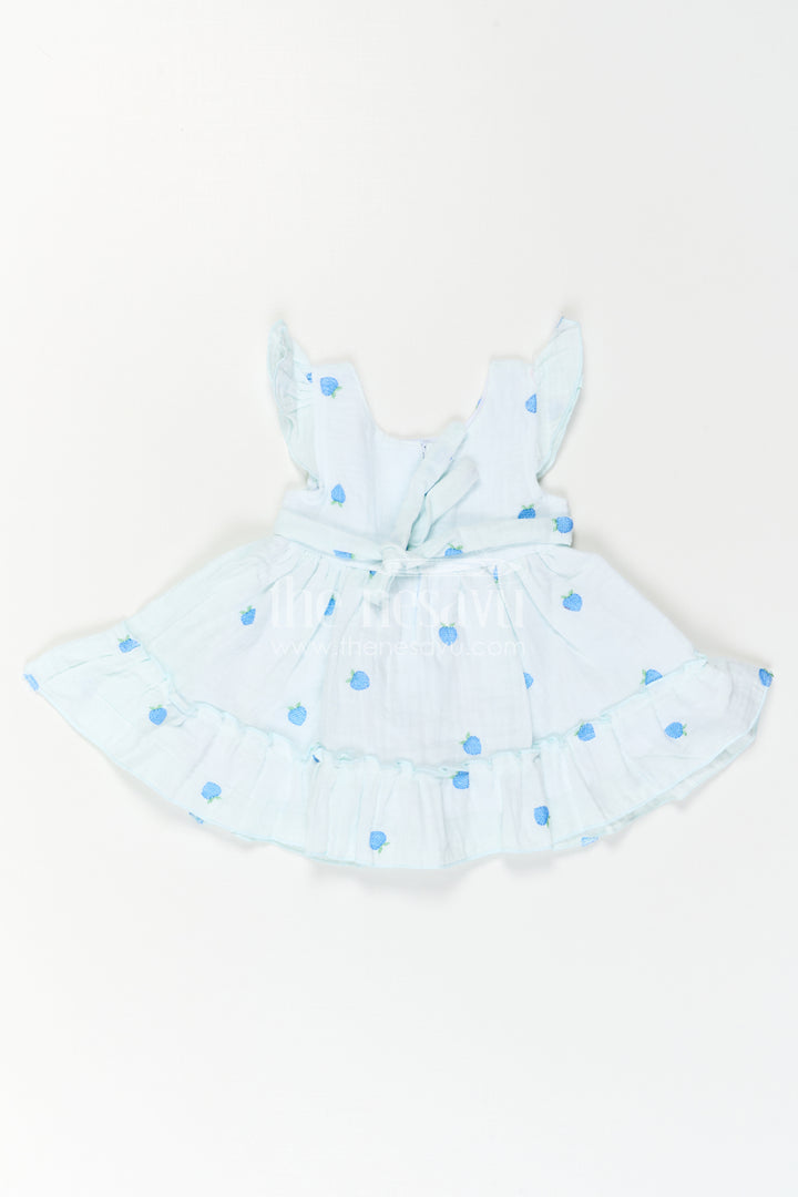 Baby Girl Muslin Frock for Holiday Photos and Playful Days