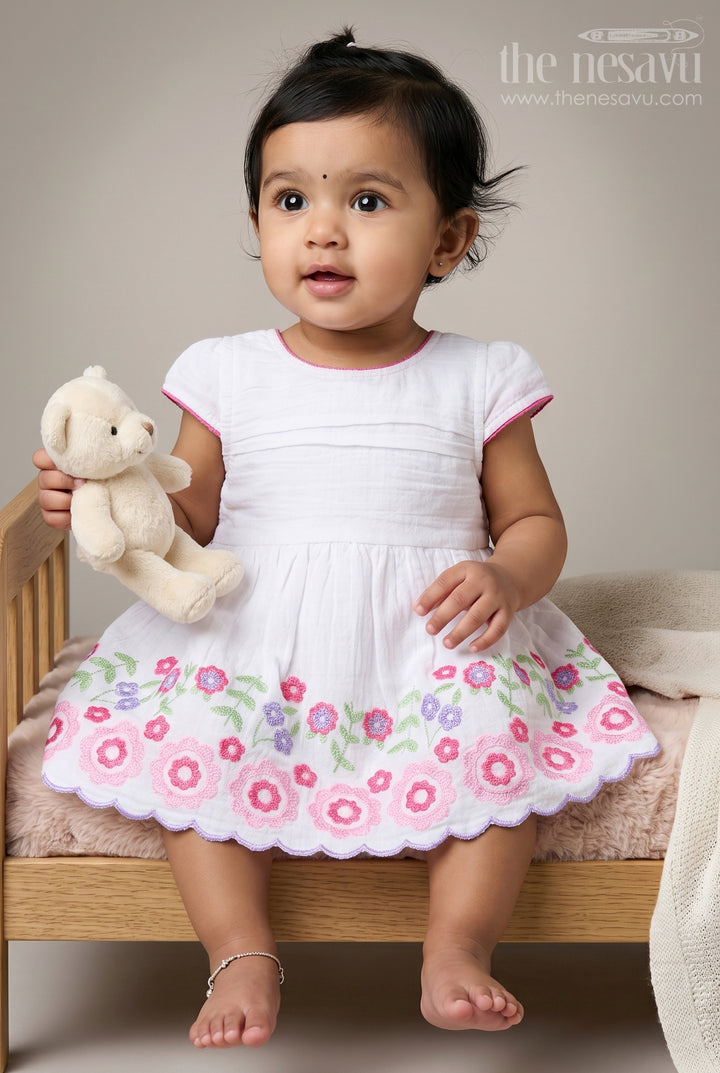 Baby Girl Frock for Naming Ceremony and Family Photo Moments