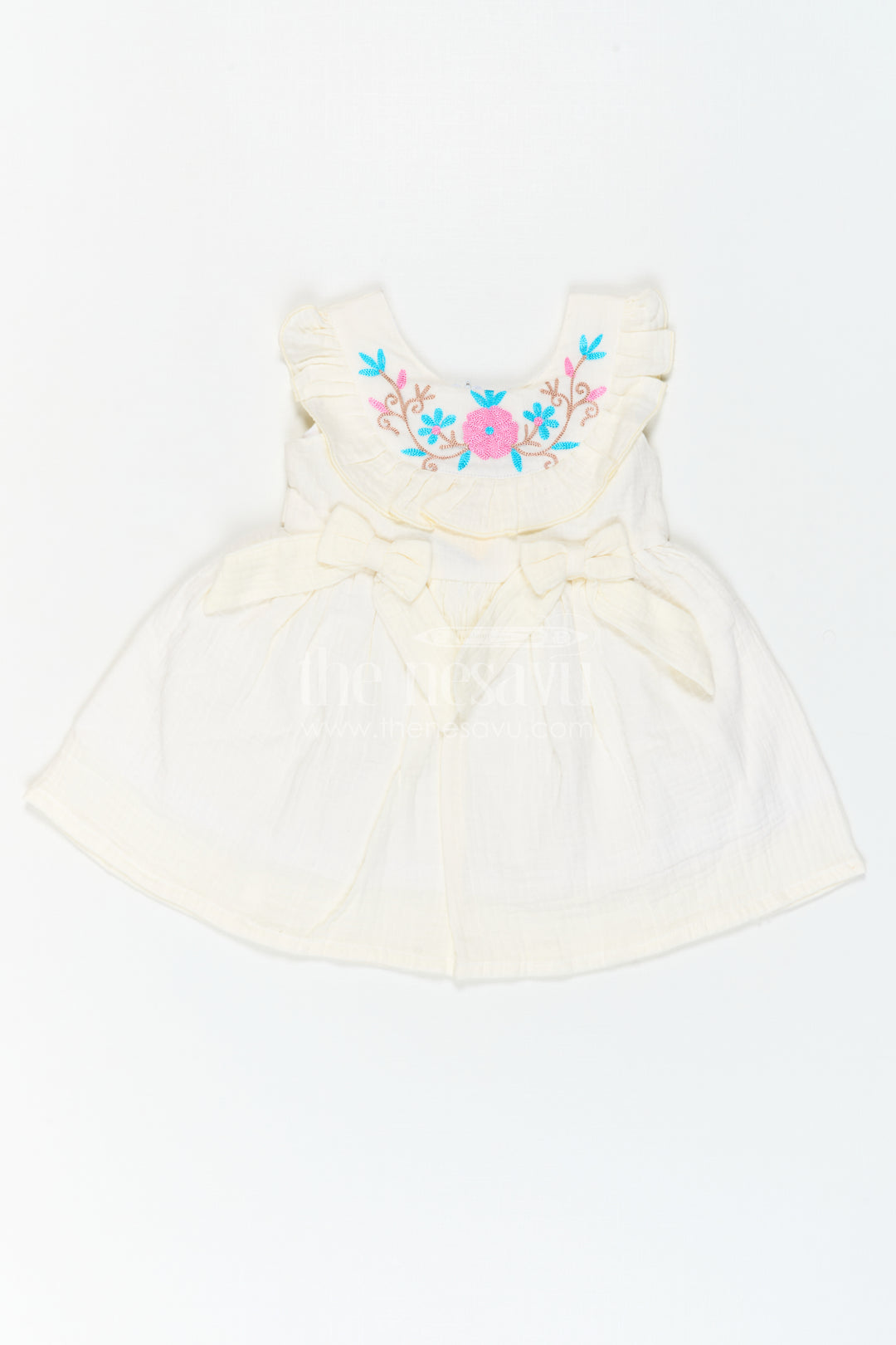 Baby Cotton Frock for First Birthday Photoshoot