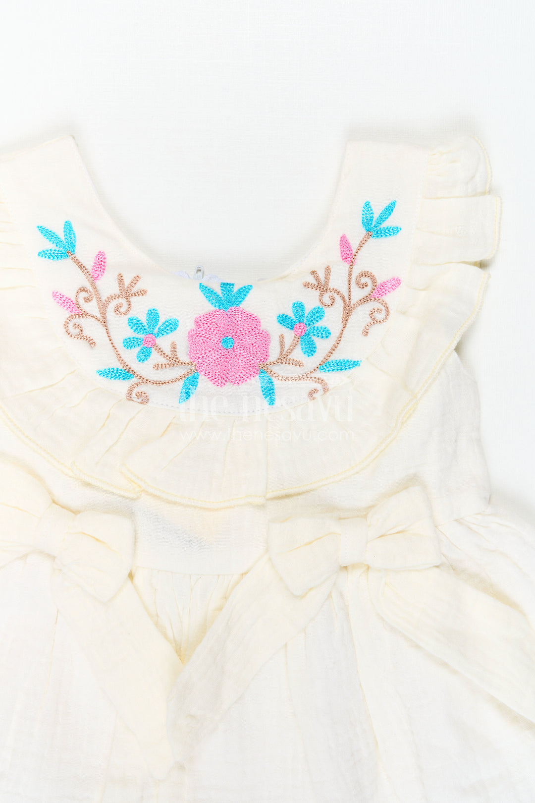 Baby Cotton Frock for First Birthday Photoshoot