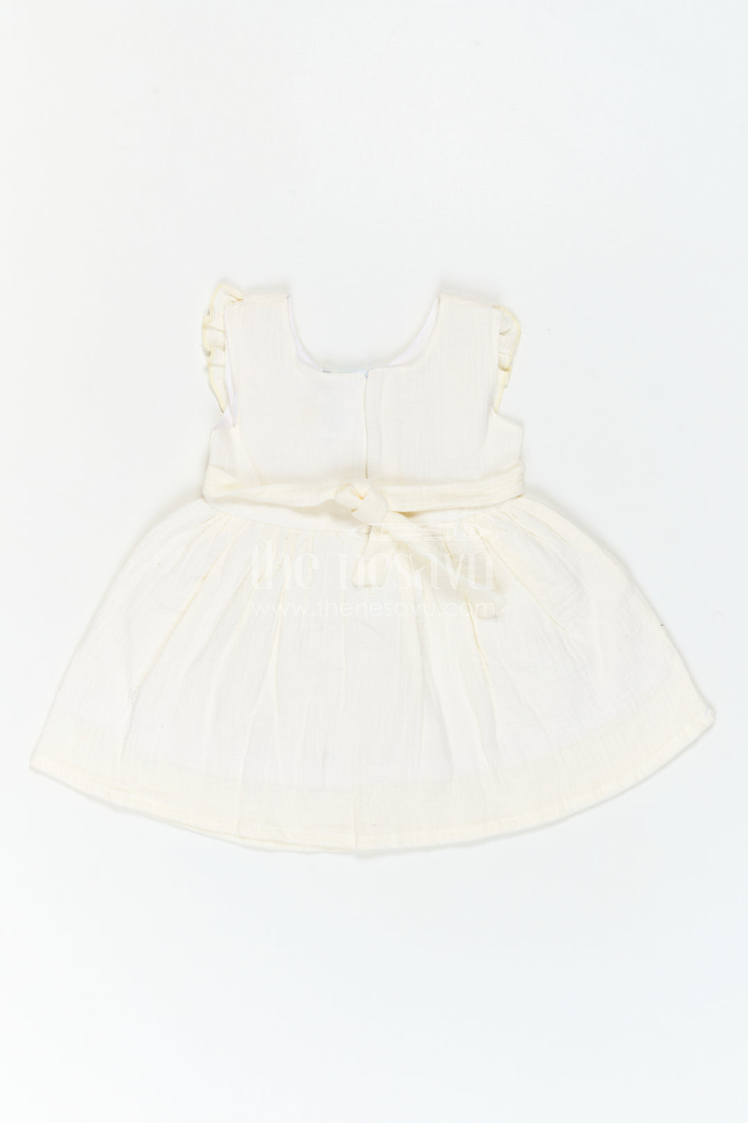 Baby Cotton Frock for First Birthday Photoshoot