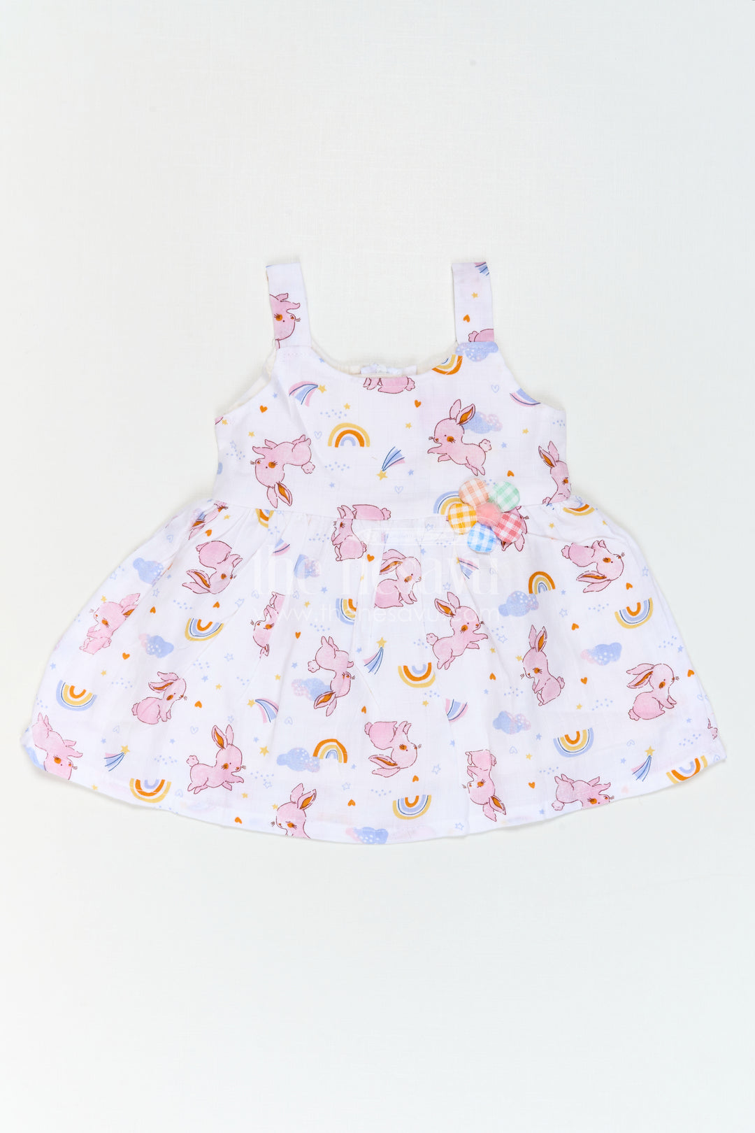Baby Printed Frock for Casual Festive Visits