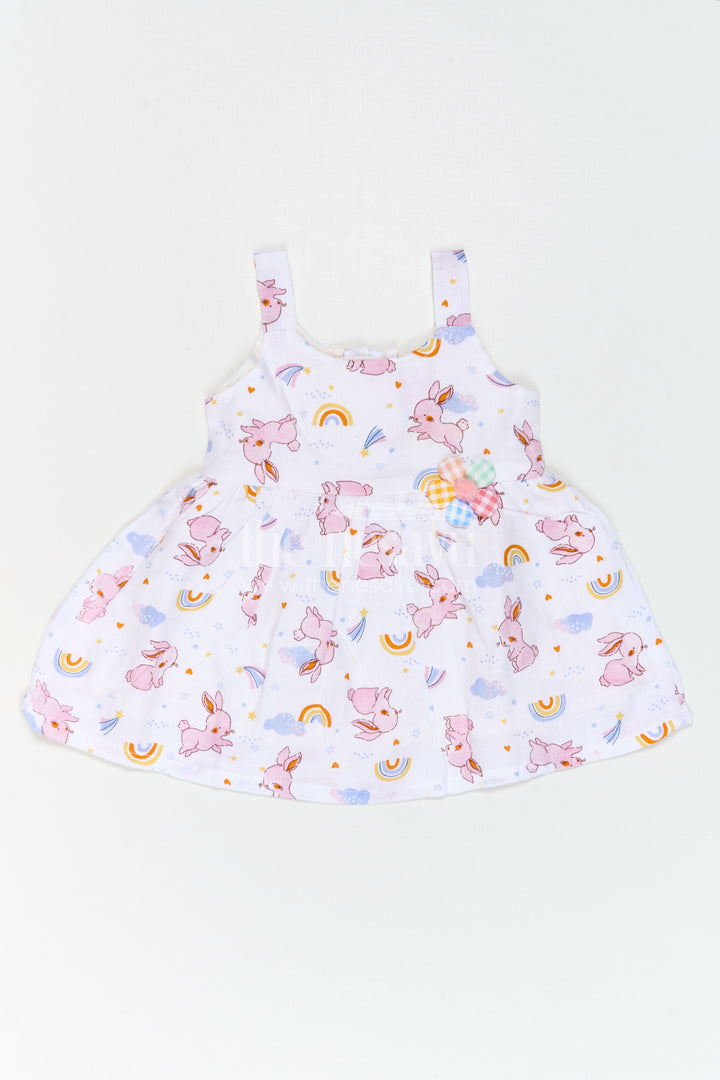 Baby Printed Frock for Casual Festive Visits